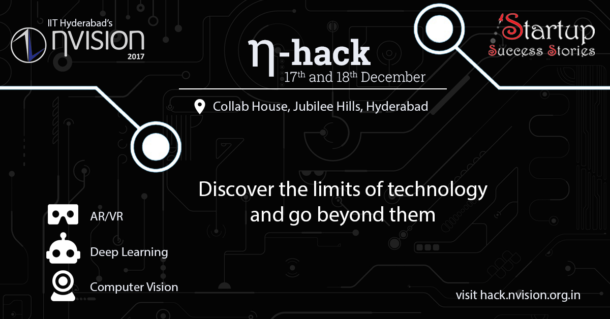 IIT Hyderabad to organise techfest 'η-hack' at Collab House on 17th and 18th of Dec, 2016