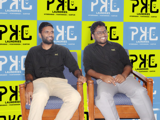 Premanth Kundurthi and Chaithanya Ammeneni - Founders of PKC Laundries