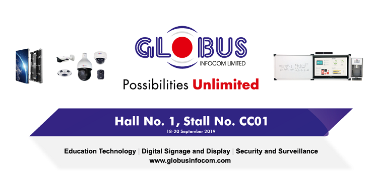 Globus Infocom to take part in the InfoComm India 2019 Expo
