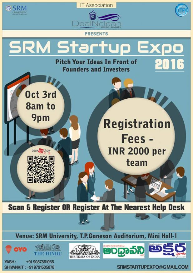 SRM Startup Expo 2016 - An Opportunity for Pitching Your Idea to Angel Investors