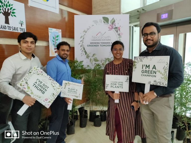 NeoGrowth joins hands with Lets Green Foundation; Distributes Neem saplings to various institutions