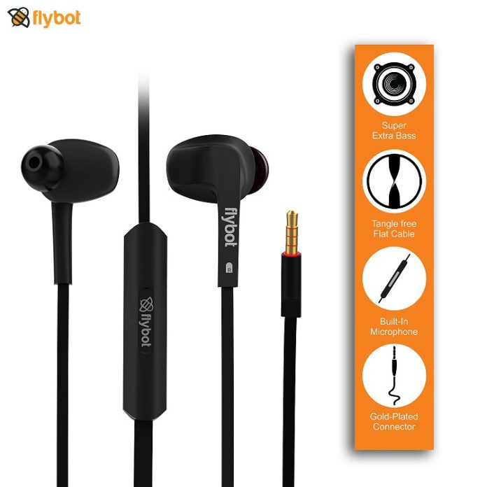Flybot Strike Wired Earphone launch in India for Rs. 599-