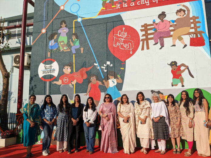 'Delhi - A City of Women'- Vedica Foundation & Delhi Metro inaugurate a mural on women empowerment at Dwarka Sec -14 Metro Station 'Delhi - A City of Women'- Vedica Foundation & Delhi Metro inaugurate a mural on women empowerment at Dwarka Sec -14 Metro Station