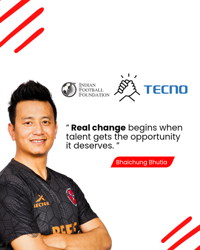 TECNO extends its CSR partnership with the Indian Football Foundation (IFF).