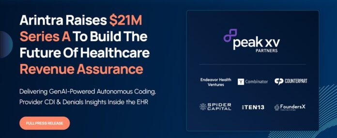 Arintra Raises $21M Series A to Expand Beyond Autonomous Medical Coding and Build the Future of Healthcare Revenue Assurance